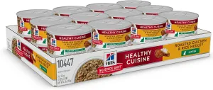 Science Diet Kitten Healthy Cuisine Roasted Chicken & Rice Medley 2.8oz dry cat food, cat kibble