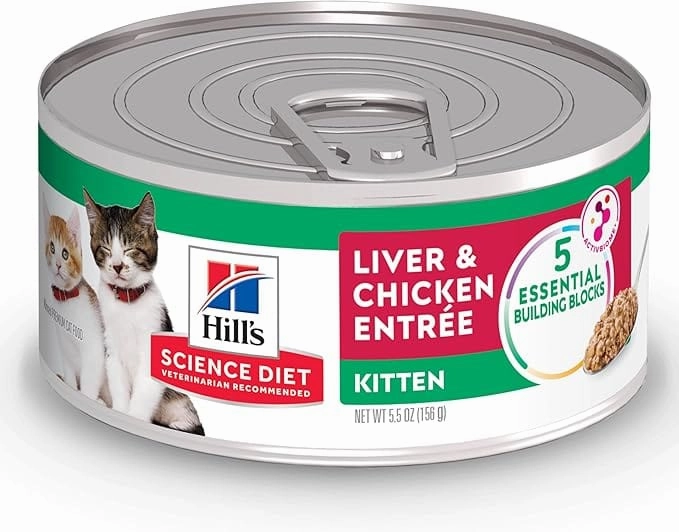 Science Diet Liver & Chicken Entree Canned Kitten Food