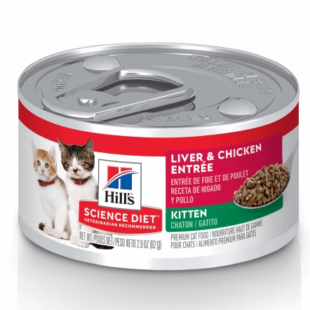 Science Diet Liver & Chicken Entree Canned Kitten Food
