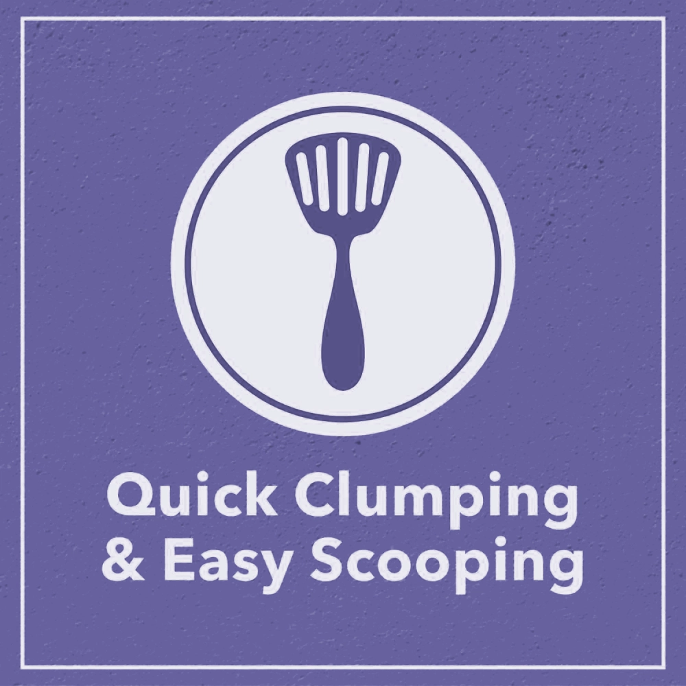 Scoopy Quick Clumping Lavender Scented Litter with Skatrs Litter Tray for Cats