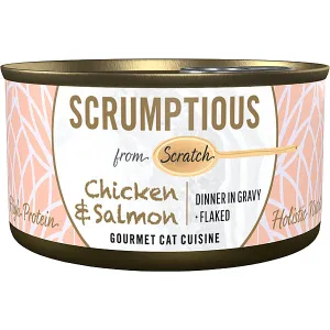 Scrumptious Chicken & Salmon 24/2.8OZ | Cat dry cat food, cat kibble