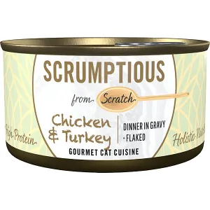 Scrumptious Chicken & Turkey 24/2.8OZ | Cat adult cat food, best cat food for adults