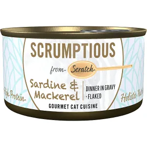 Scrumptious Sardines & Mackeral 24/2.8OZ | Cat adult cat food, best cat food for adults