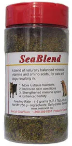 SeaBlend for Cats & Dogs 300g cat vitamins, cat immune support