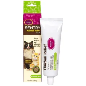 Sentry Petromalt Hairball Relief Malt Flavored Supplement for Cats hairball control treats, hairball relief cat food