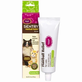 Sentry Petromalt Hairball Relief Malt Flavored Supplement for Cats hairball control treats, hairball relief cat food