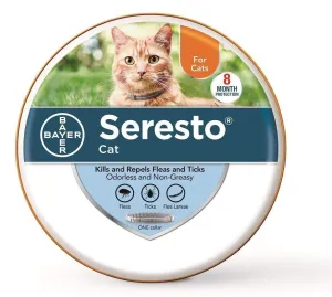 Seresto Flea and Tick Collar for Cats cat collar, breakaway cat harness
