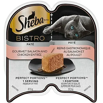 Sheba Gourmet Salmon & Chicken dry cat food, cat kibble