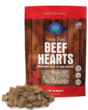 SHEPHERD BOY FARMS Freeze Dried Beef Hearts cat treats, natural cat treats