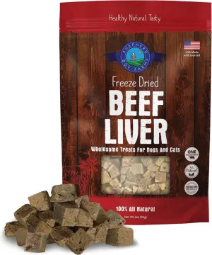 SHEPHERD BOY FARMS Freeze Dried Beef Liver 85g cat treats, natural cat treats