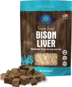 SHEPHERD BOY FARMS Freeze Dried Bison Liver 85g cat treats, natural cat treats