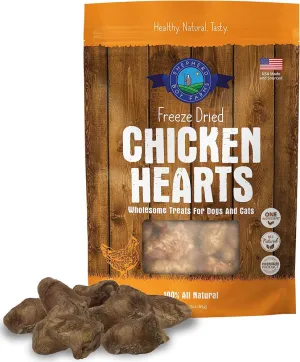 SHEPHERD BOY FARMS Freeze Dried Chicken Hearts 85g cat treats, natural cat treats