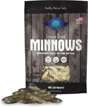 SHEPHERD BOY FARMS Freeze Dried Minnows 56g cat treats, natural cat treats