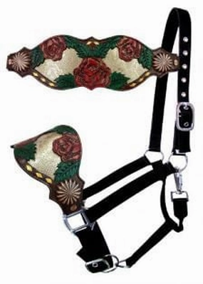 Showman Painted Rose Bronc Halter bird pet,aviary product
