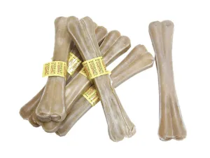 Single Burgham CattleRanch Pressed Rawhide Bone 12 in D-6090 adult cat food, best cat food for adults