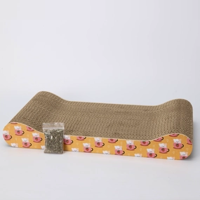 Skatrs Claw and Order Cat Scratcher with 2g Premium Catnip Free