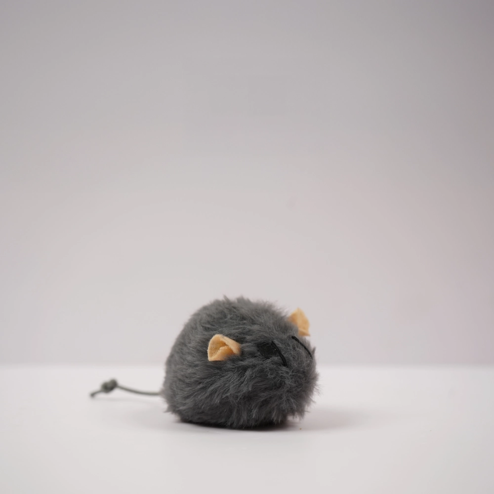 Skatrs Wiggle MouseToyforCats (Grey)