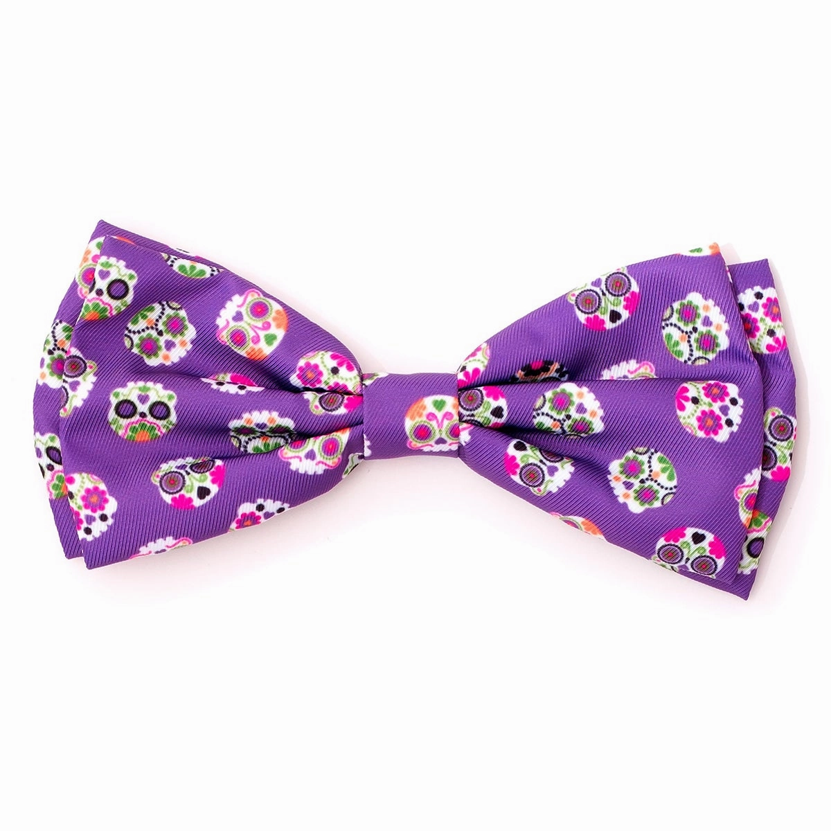 Skeletons Dog Bow Tie Purple dog collar accessory,collar decor