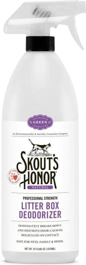 Skout's Honor Litter Box Deodorizer cat essentials, basic cat supplies