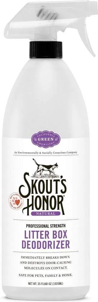 Skout's Honor Litter Box Deodorizer cat essentials, basic cat supplies