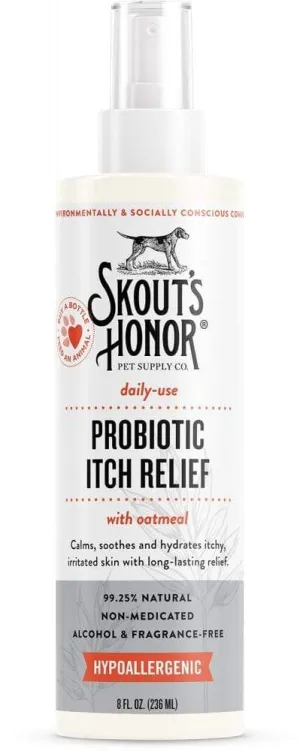 Skout's Honor Probiotic Itch Relief cat essentials, basic cat supplies