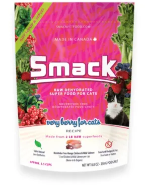 Smack Very Berry for Cats 250g dry cat food, cat kibble