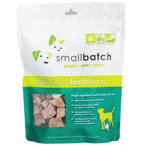 SmallBatch Freeze-Dried Lamb Heart Dog & Cat Treats - 3.5oz crunchy cat treats, grain free cat treats