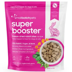 Smallbatch Super Boosters Rabbit Dog Food organic cat food, holistic cat food