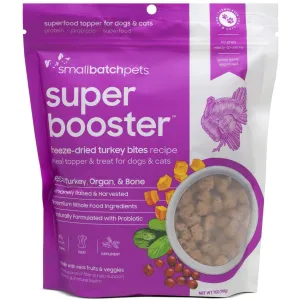 Smallbatch Super Boosters Turkey Dog Food organic cat food, holistic cat food