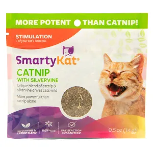 SmartKat Catnip & Silvervine 0.5OZ | Cat adult cat food, best cat food for adults