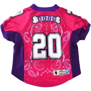 Snoop Doggie Doggs Deluxe Pet Jersey - Pink cat toys, cat supplies