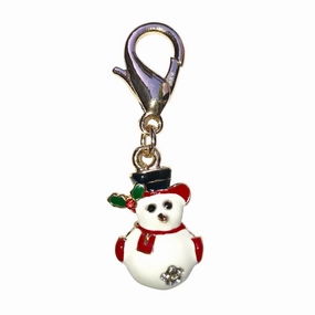 Snowman Dog Collar Charm dog collar charm,pet tag