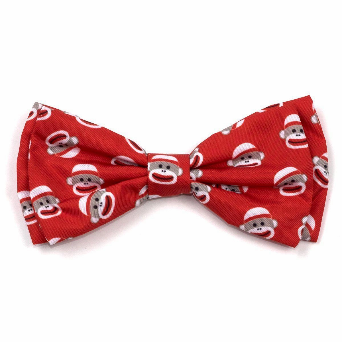 Sock Monkey Dog Bow Tie dog collar accessory,collar decor