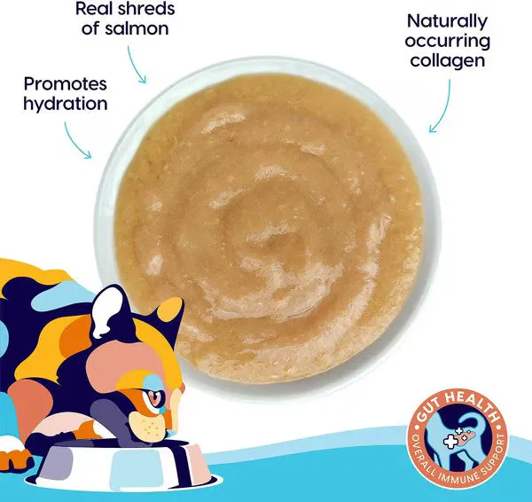 Solid Gold Bone Broth Salmon Shreds Grain-Free Wet Cat Food Topper