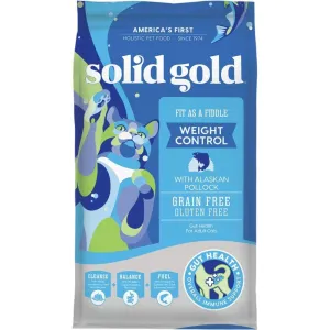 Solid Gold Fit as a Fiddle Grain Free Adult Alaskan Pollock Recipe Dry Cat Food indoor dry cat food, healthy cat kibble
