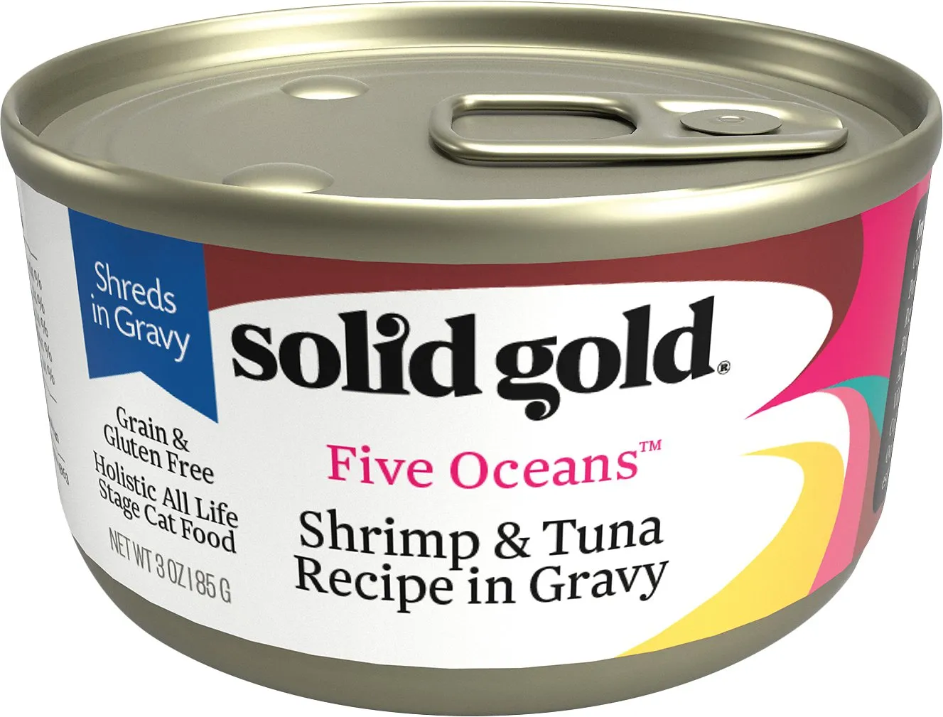 Solid Gold Five Oceans Grain Free Shrimp & Tuna Canned Cat Food wet cat food, canned cat food