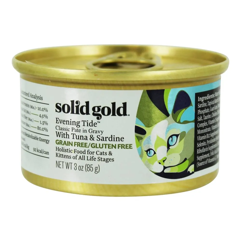 Solid Gold Flavorful Feast Tuna & Sardine Pate In Gravy Canned Cat Food healthy cat food, premium dry cat food