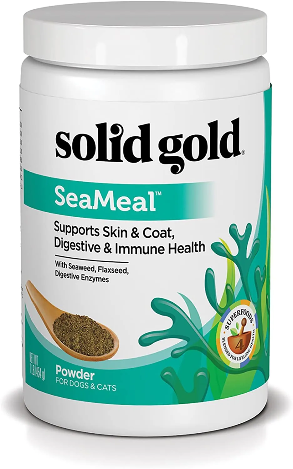 Solid Gold Seameal Supplement cat vitamins, cat immune support