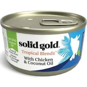 Solid Gold Tropical Blendz With Chicken & Coconut Oil Canned Cat Food healthy cat food, premium dry cat food