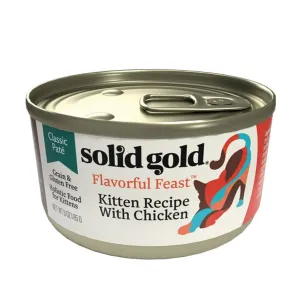 Solid Gold Wholesome Selects Chicken & Liver Recipe In Gravy (Formerly Dawns Sky) Canned Cat Food kitten dry food, kitten wet food