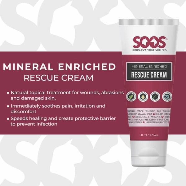 Soos Pets Mineral Enriched Rescue Cream For Dogs & Cats