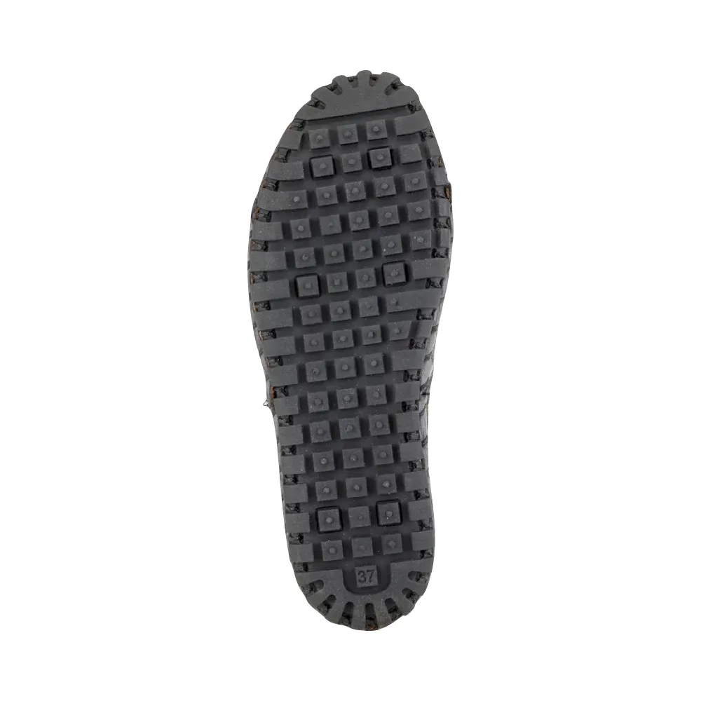 Spring Step Women's Flowerflow Slip On Flat in Charcoal