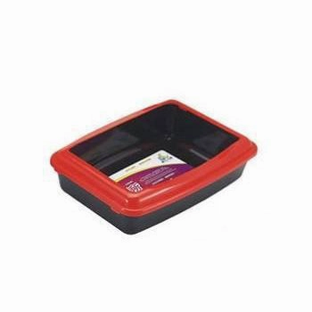 Square Cat Litter Box (ZA951) cat litter box,cat cage
