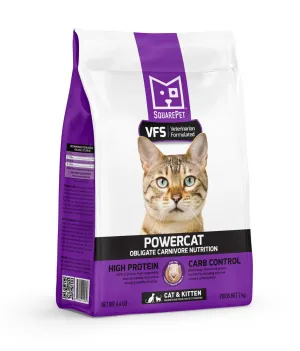 Squarepet VFS Cat PowerCat Turkey & Chicken dry cat food, cat kibble
