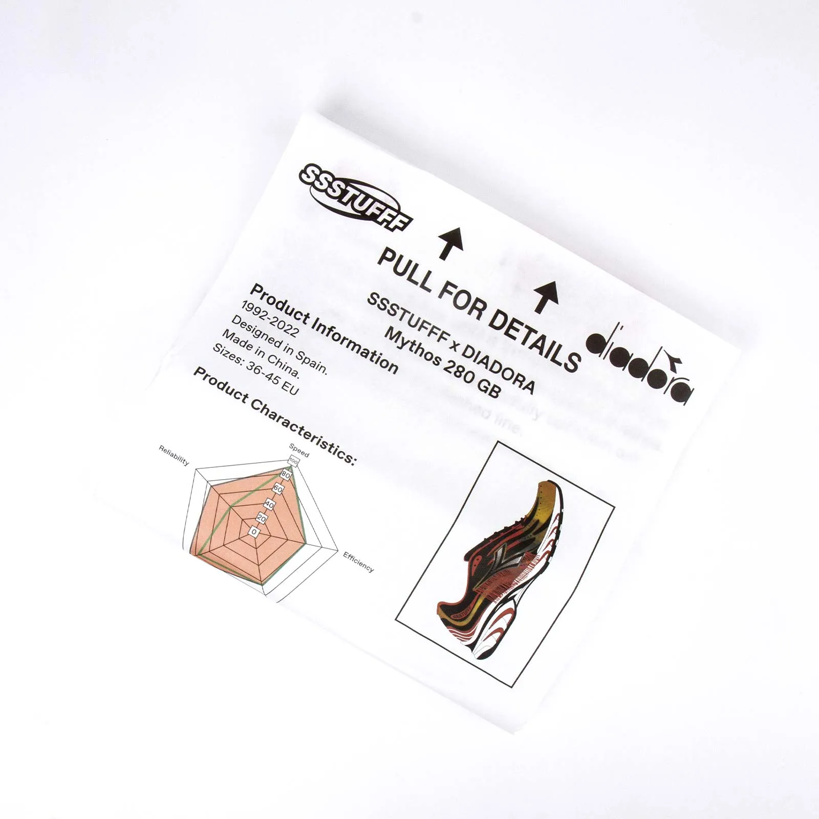 SSSTUFFF x Diadora Mythos 280GB