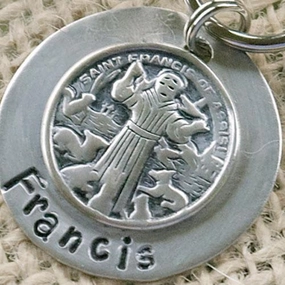 St. Francis Of Assisi Protection Dog ID Tag