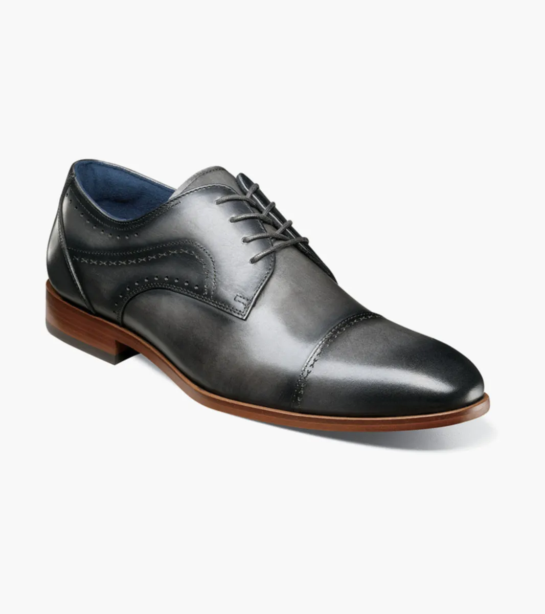 Stacy Adams BRYANT  Cap Toe Oxford - Gray