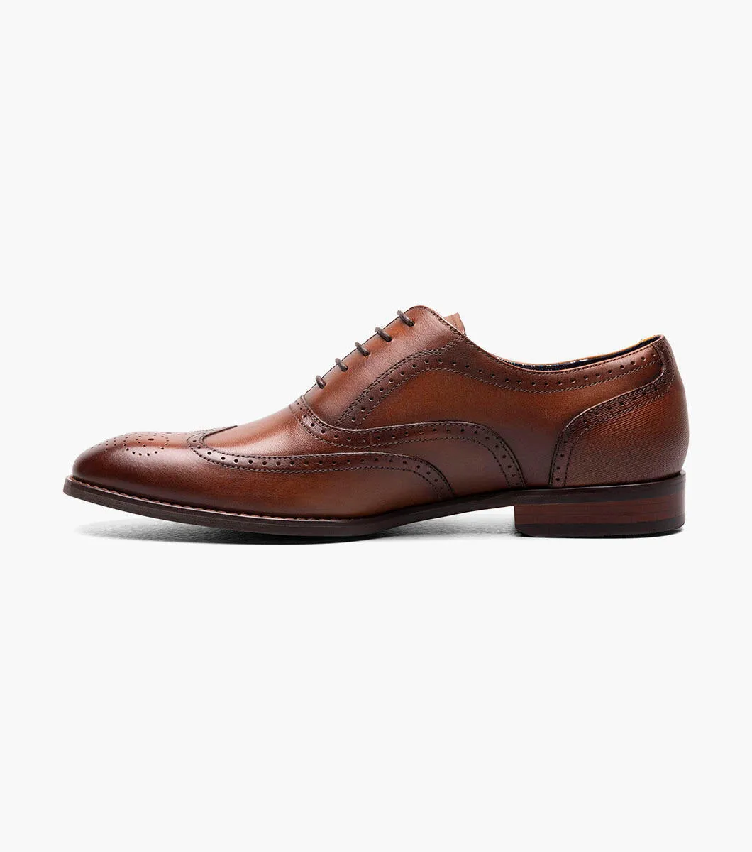 Stacy Adams KAINE  Wingtip Oxford - Cognac