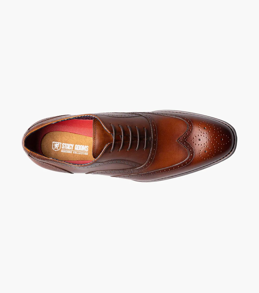 Stacy Adams KAINE  Wingtip Oxford - Cognac
