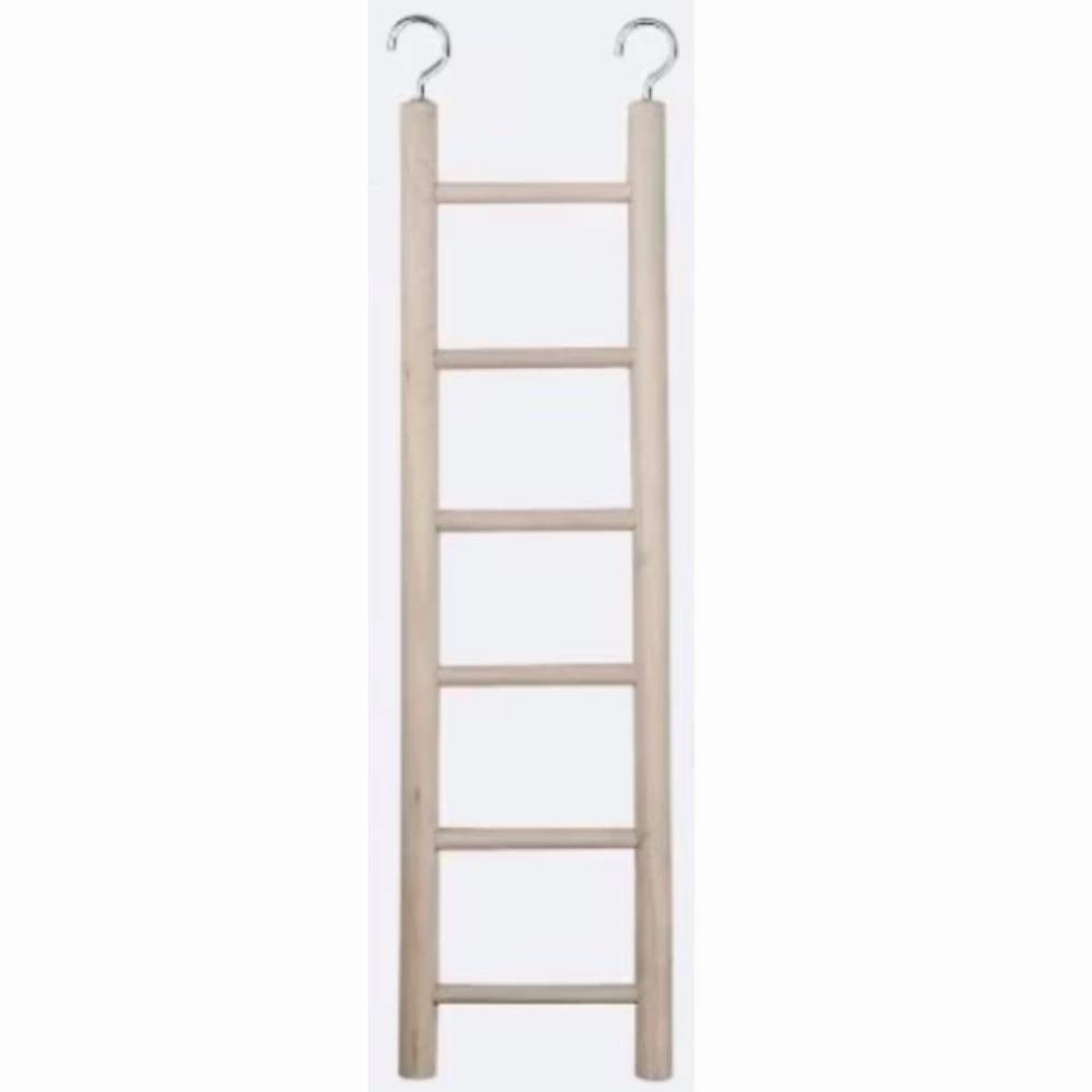 StarlingPet Wooden Ladder for Small Animals 6step bird cage parrot food bird toys bird perch bird treats